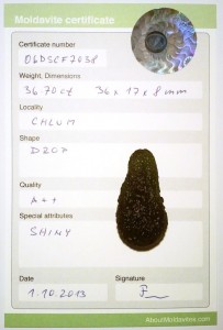 06dscf7038 - Certified moldavite