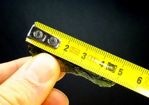 Measuring with roll-up tape