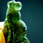 Capricorn - carverd moldavite
