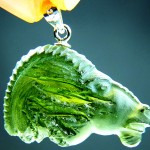 Capricorn - carverd moldavite