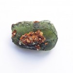 Moldavite with Ferruginous sandstone