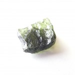 Moldavite with artificial abrasion
