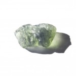 Moldavite with abrasion in incident daylight