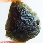 Moldavite with small damage