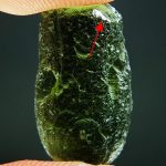 Chipped moldavite