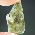 Moldavite with uncommon surface