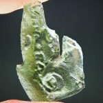 Moldavite with uncommon surface